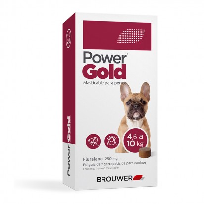 POWER GOLD 3 MESES 4.5/10 KG(rojo) 250 MG
