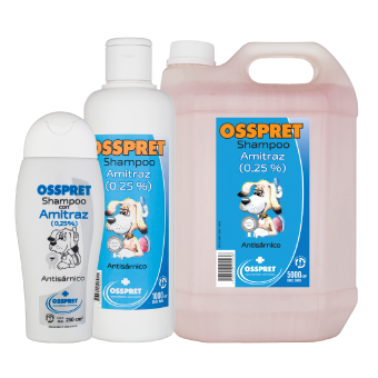 SHAMPOO c/ AMITRAZ x 250 cc