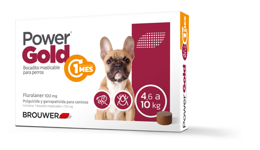 POWER GOLD 1 MES 4.5/10 KG (Rojo)