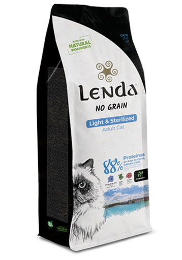 Lenda Adult Cat Light & Sterilized Grain Free x 2 kg