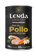 Lenda Wet Dog Chicken & Carrot x 400 grs