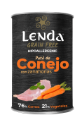 Lenda Wet Dog Rabbit & Carrot x 400 grs